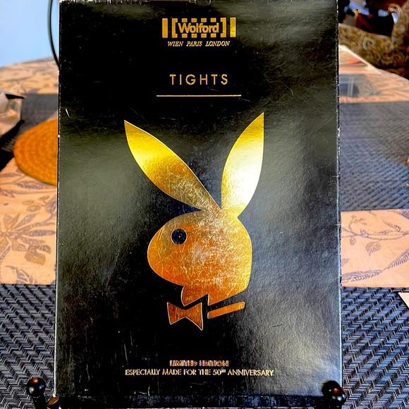 WOLFORD Limited Edition Playboy Tights Large Very Rare - Picture 1 of 5